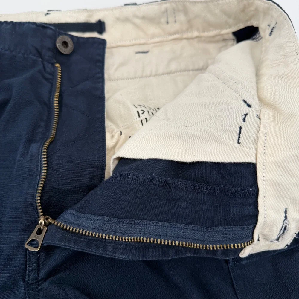 Polo Ralph Lauren Shorts Mens 32 Navy Surplus Chino Cargo Ripstop Classic Fit 9